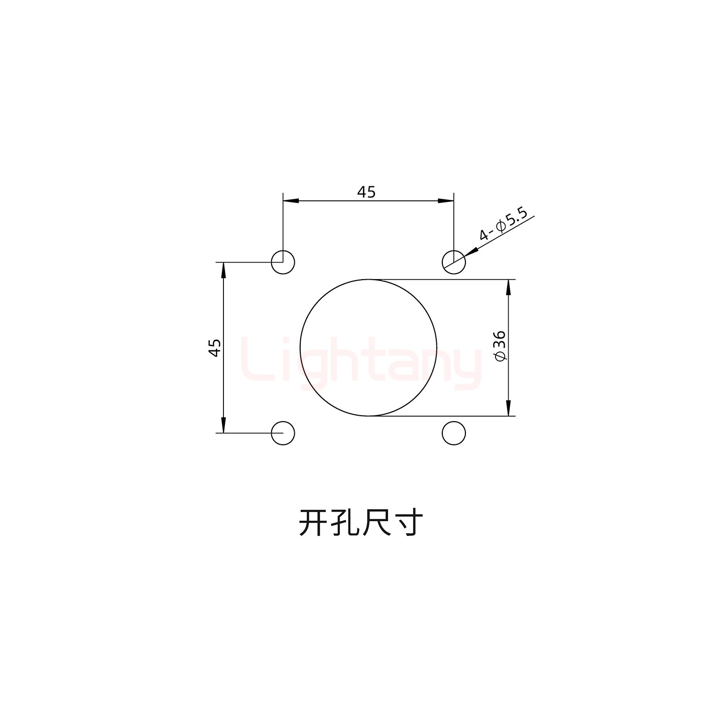 內螺紋穿墻插座 600A 橘黃